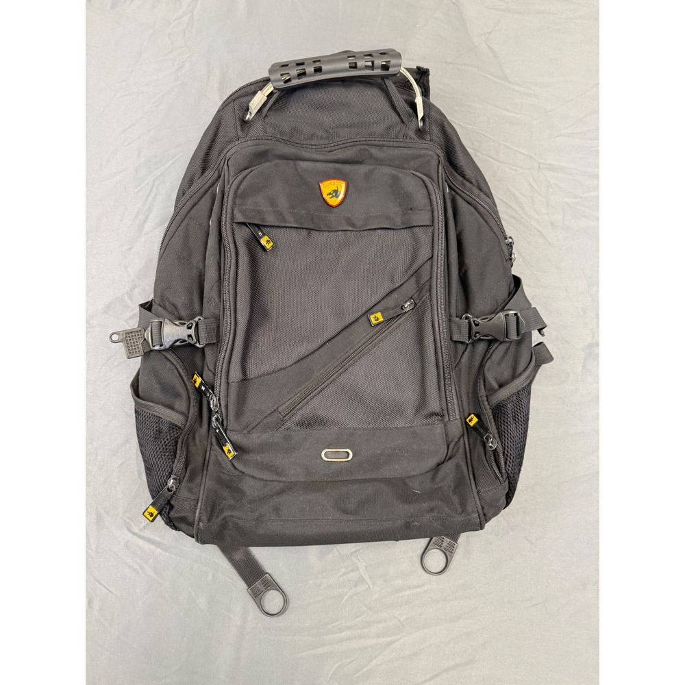 Guard Dog Black Ballistic Nylon Tactical Laptop Backpack Reinforced Handle *Read
